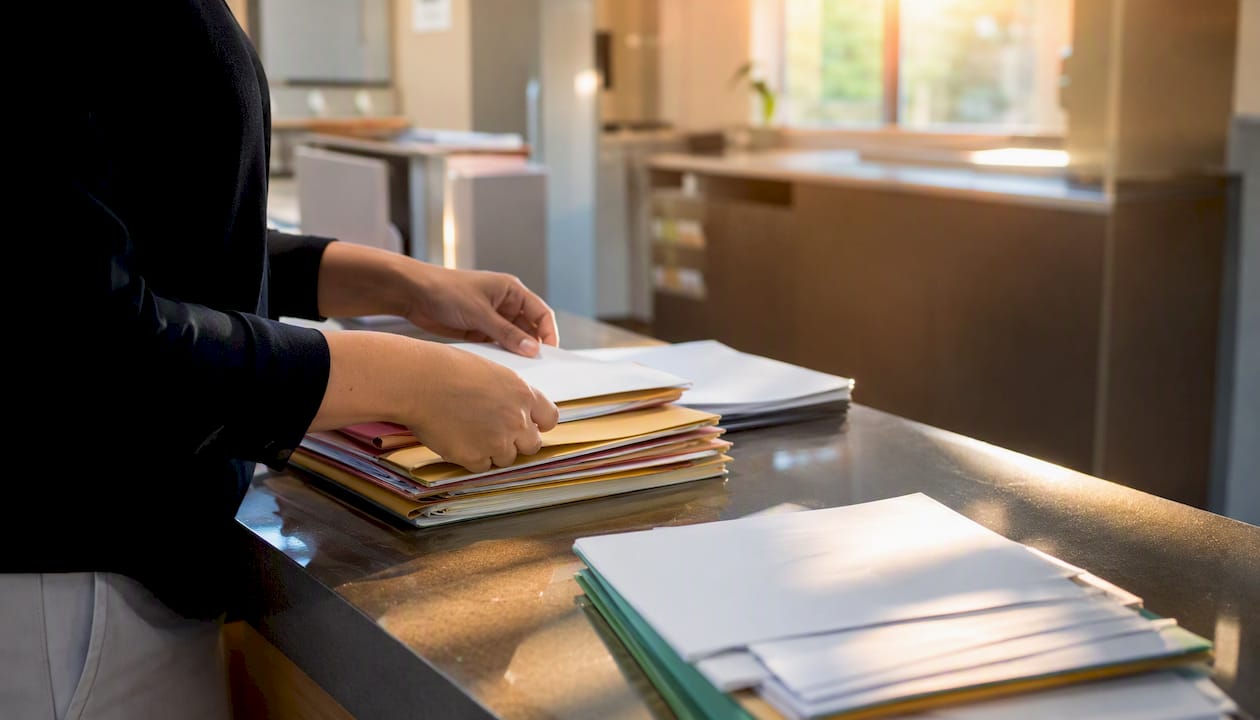 healthcare admissions manual referral sorting