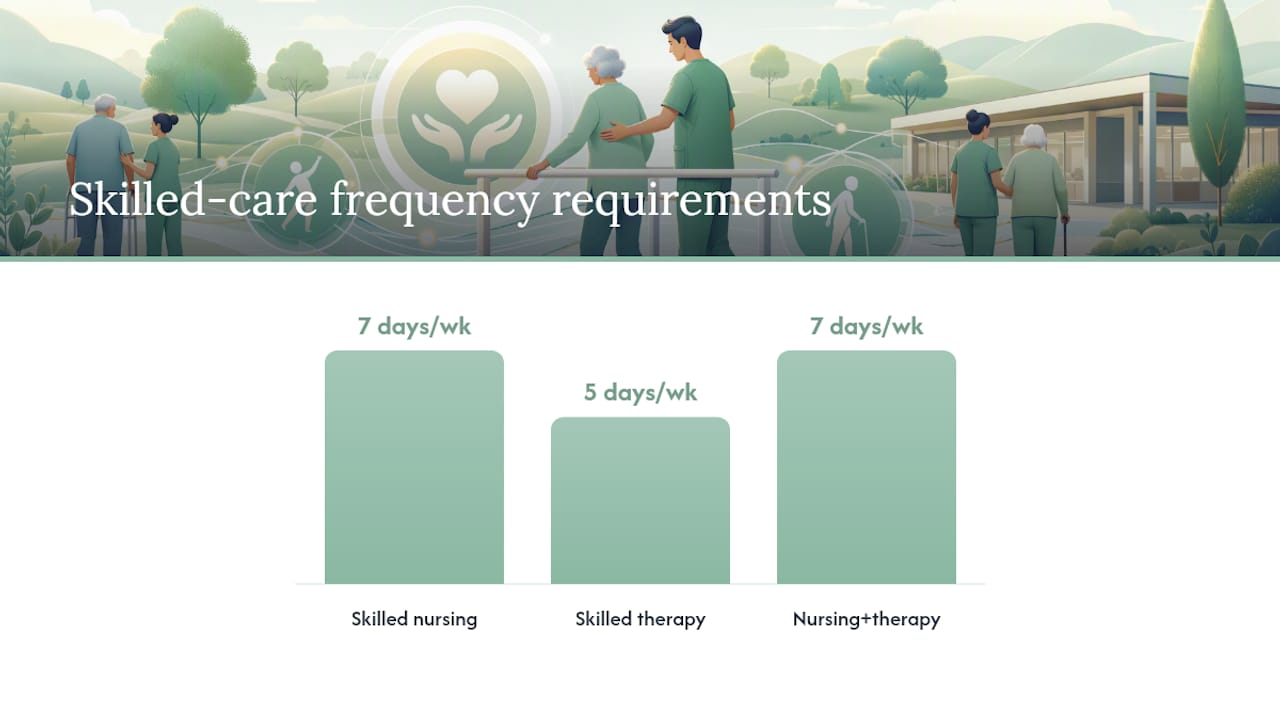 What Does "Skilled" Care Mean, and Why Does Frequency Matter? — overview diagram