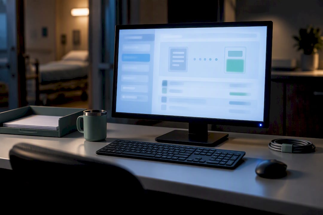 healthcare referral audit station
