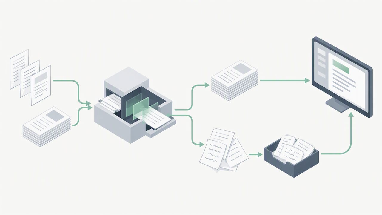 referral OCR exception routing